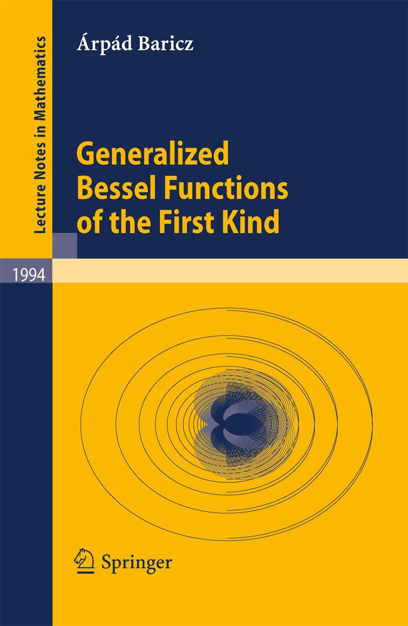 Vorderes Coverbild Generalized Bessel Functions of the First Kind