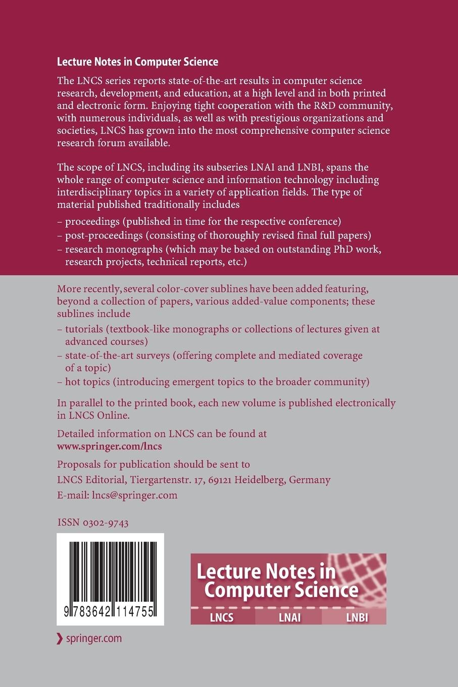 Rückseitencover Structural Information and Communication Complexity