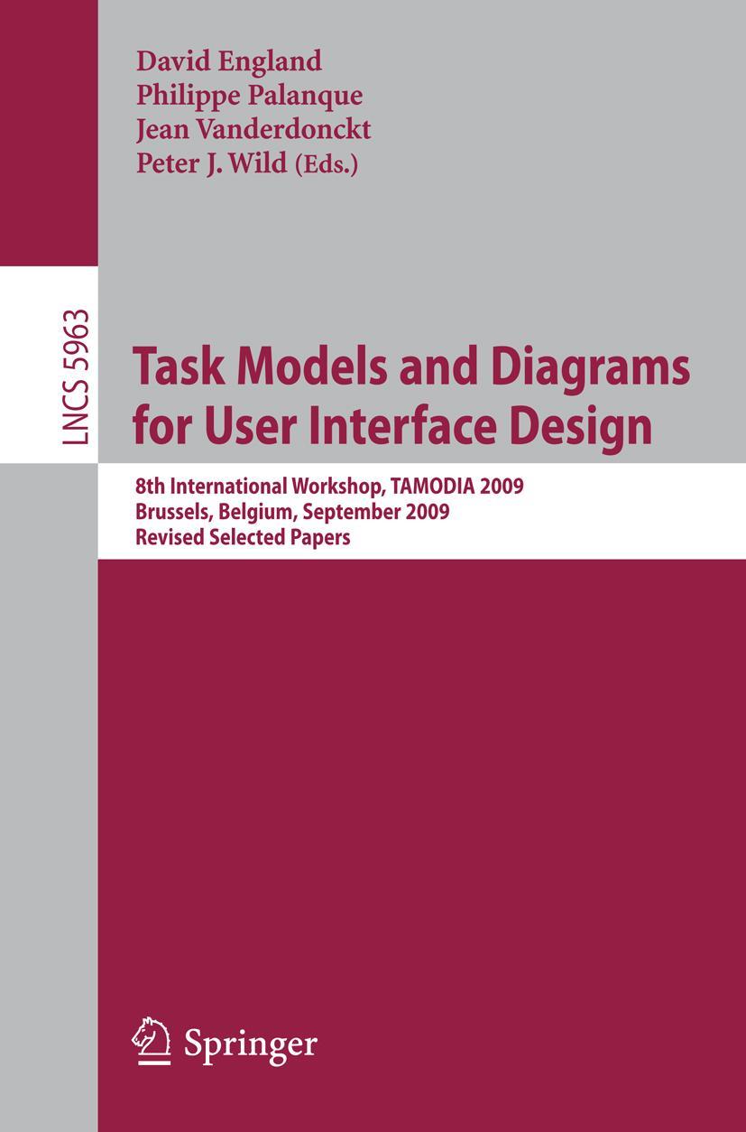Vorderes Coverbild Task Models and Diagrams for User Interface Design