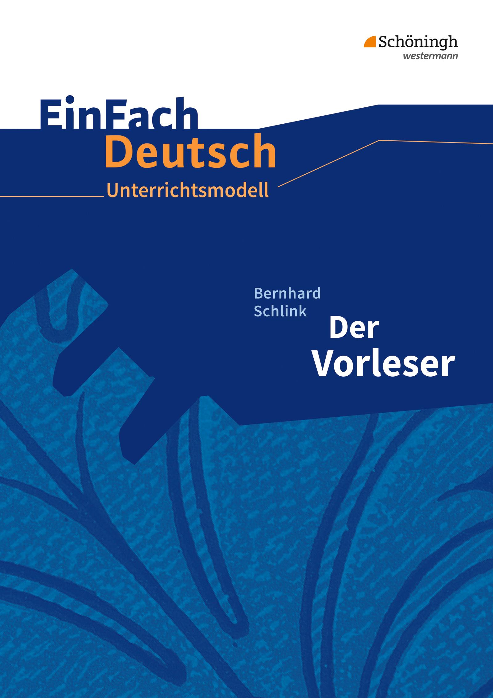 Vorderes Coverbild Der Vorleser. Gymnasiale Oberstufe. Neubearbeitung