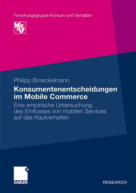 Vorderes Coverbild Konsumentenentscheidungen im Mobile Commerce