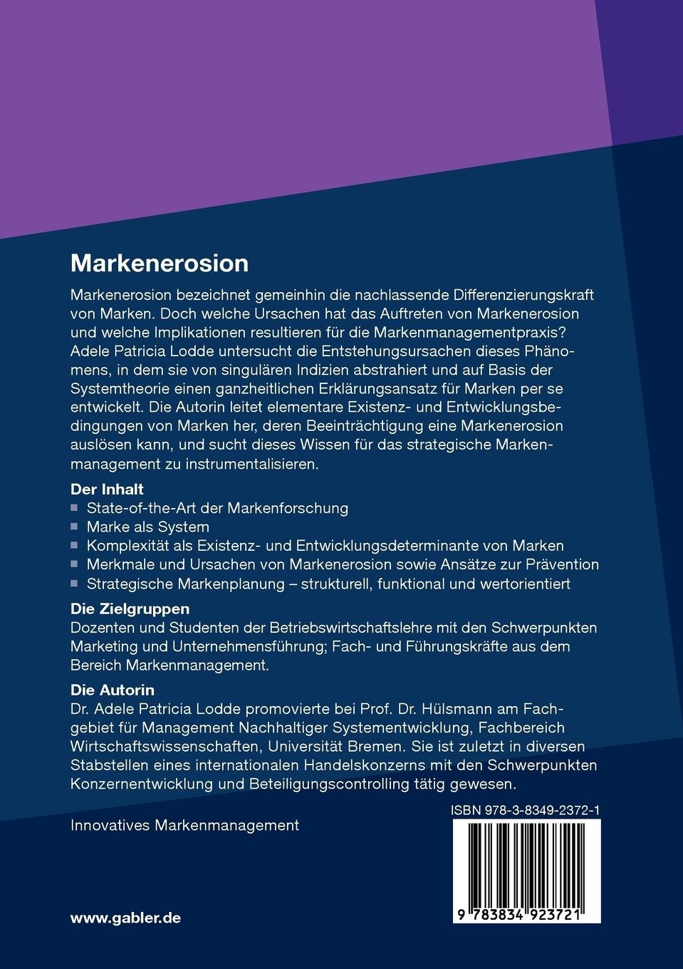 Rückseitencover Markenerosion