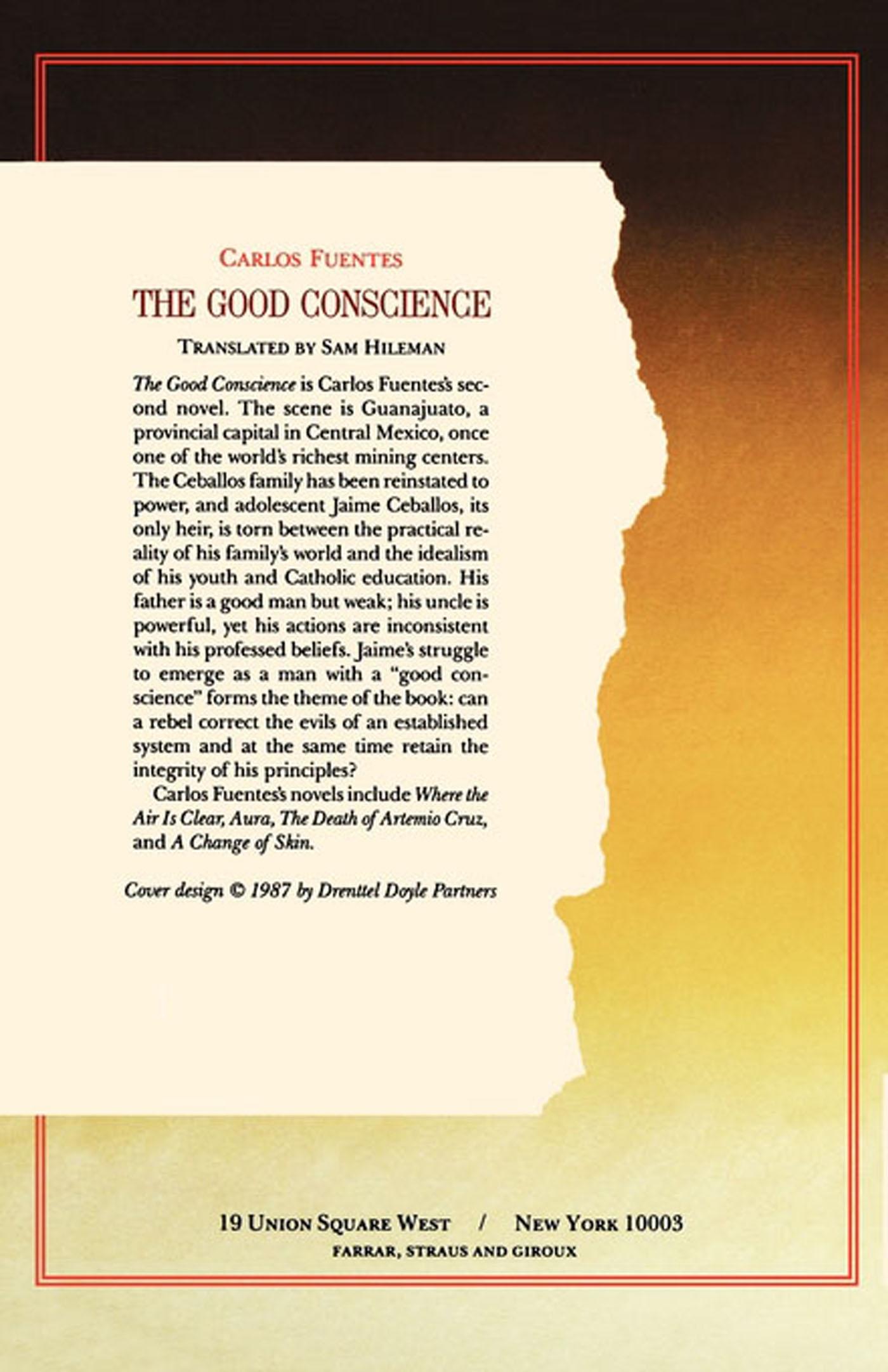 Rückseitencover The Good Conscience