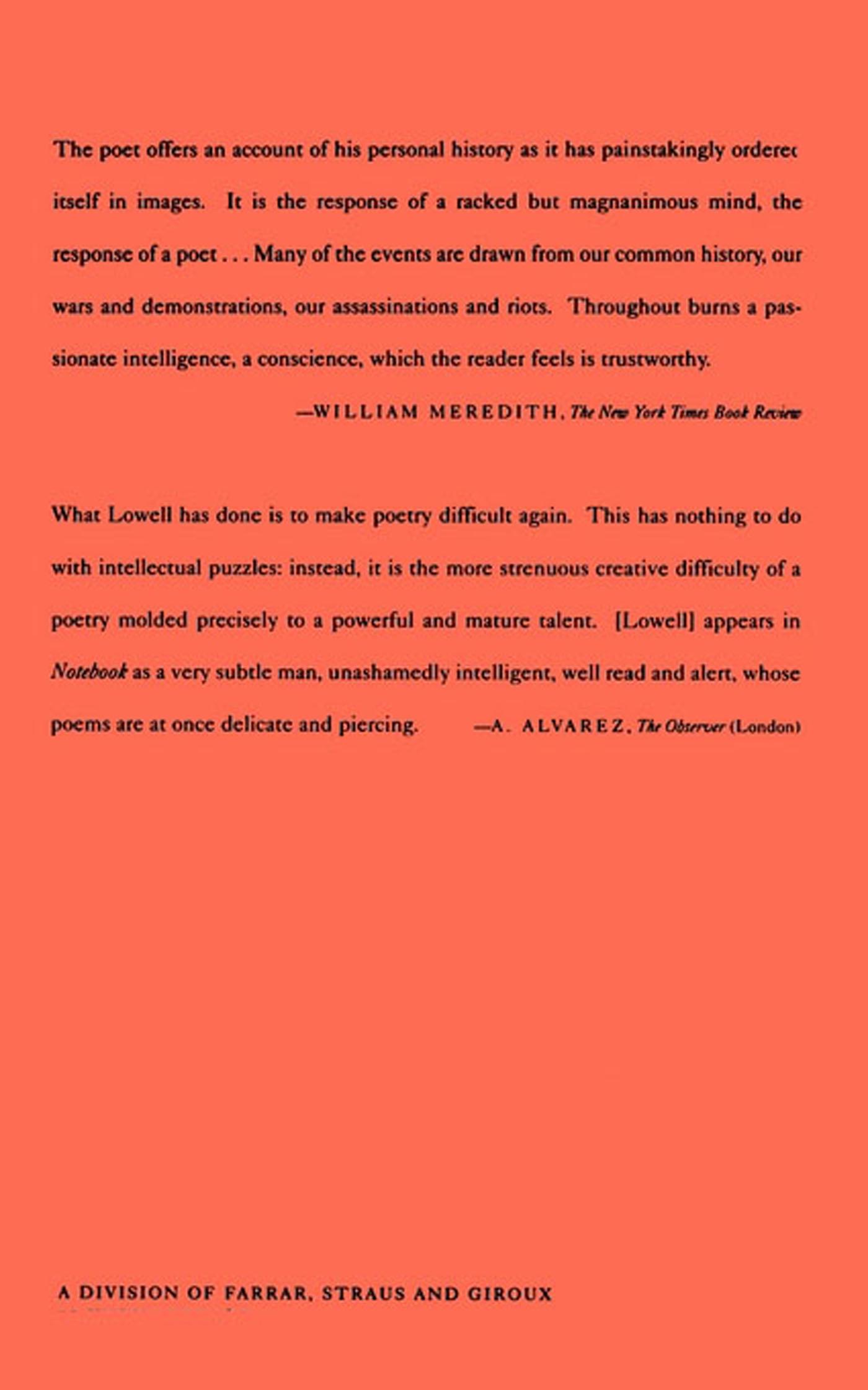 Rückseitencover Notebook 1967-68