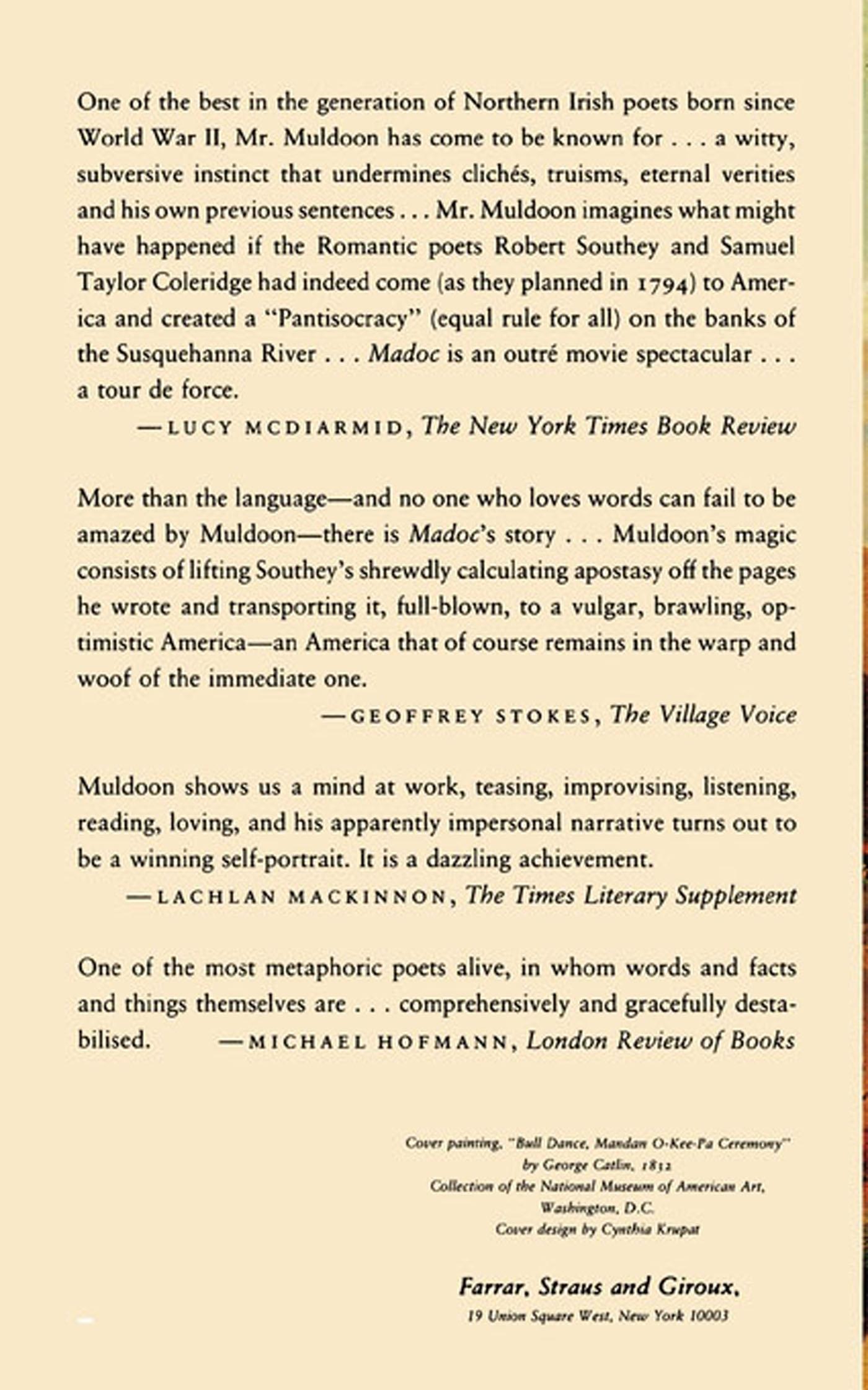 Rückseitencover Madoc