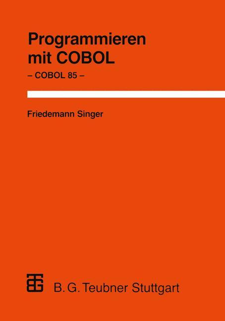 Vorderes Coverbild Programmieren mit COBOL