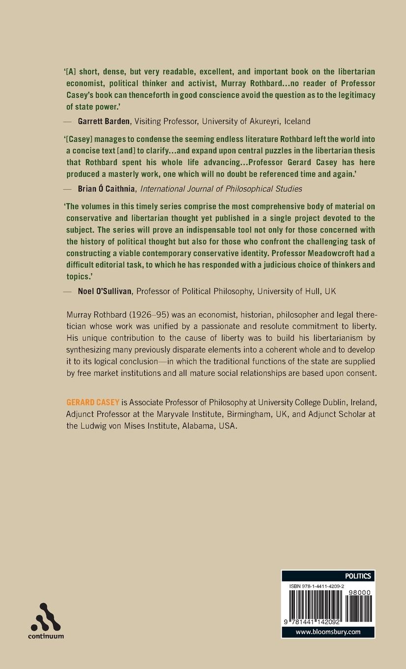 Rückseitencover Murray Rothbard