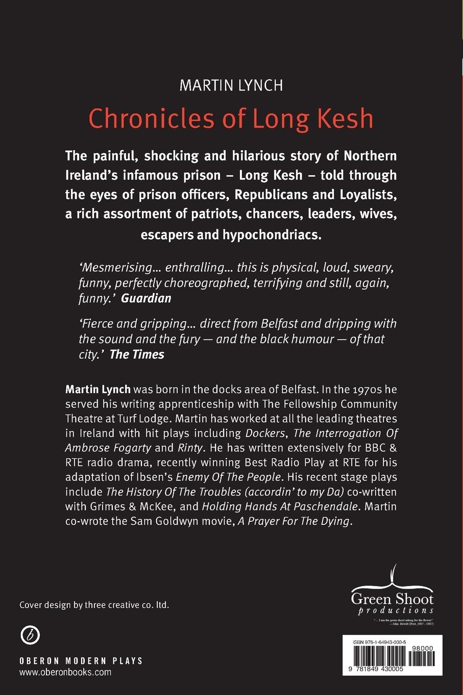 Rückseitencover Chronicles of Long Kesh