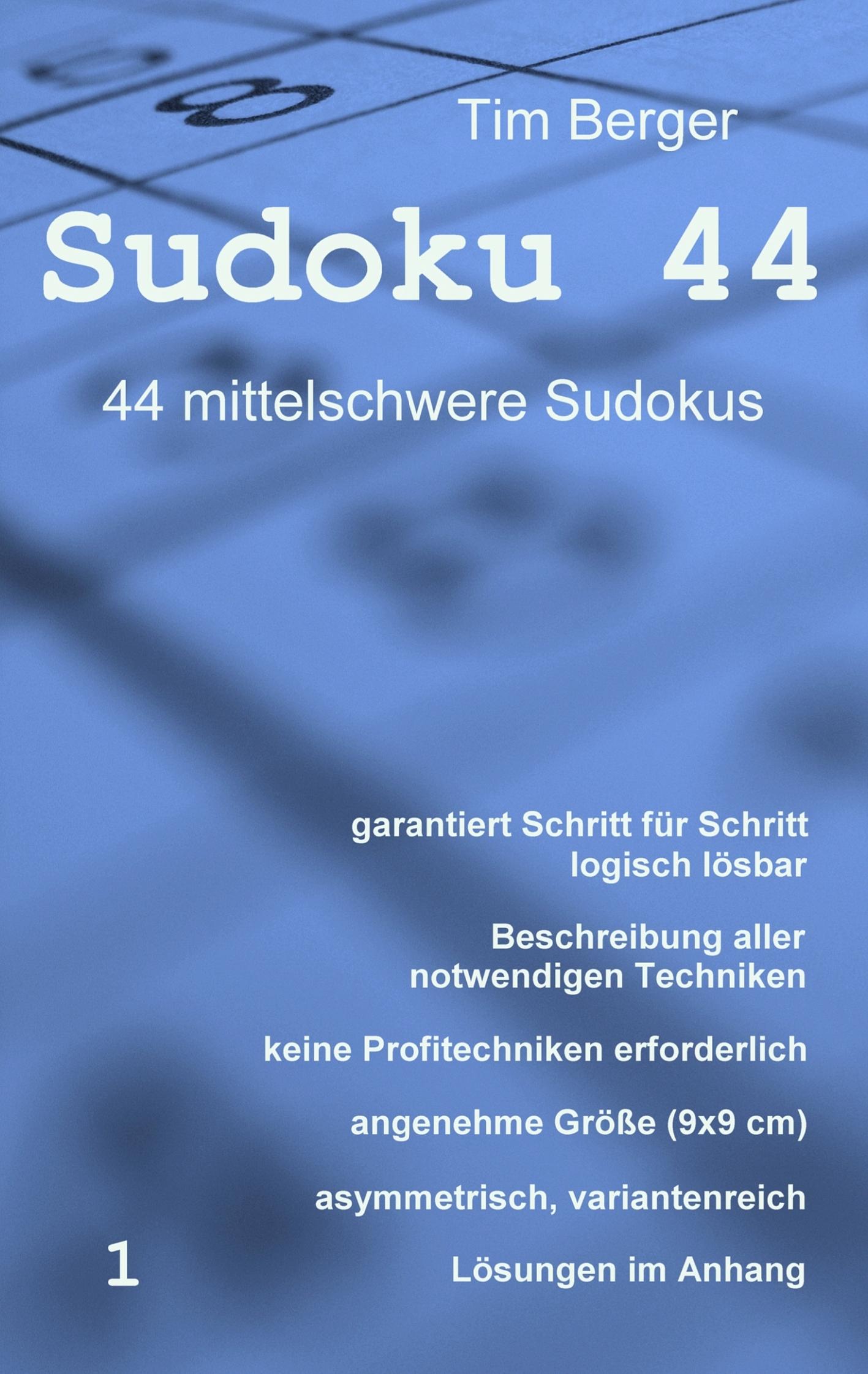 Vorderes Coverbild Sudoku 44