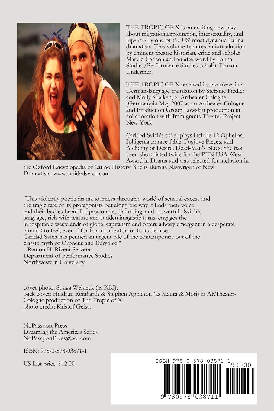 Rückseitencover The Tropic of X