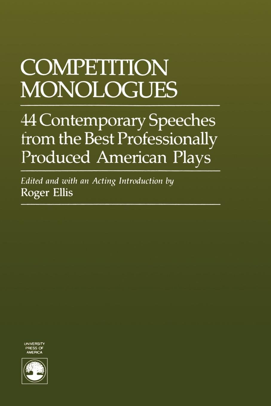 Vorderes Coverbild Competition Monologues
