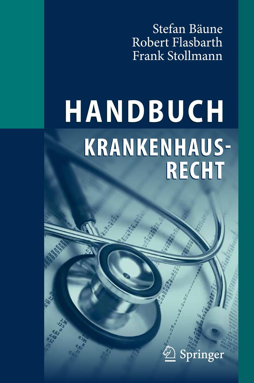 Vorderes Coverbild Handbuch Krankenhausrecht