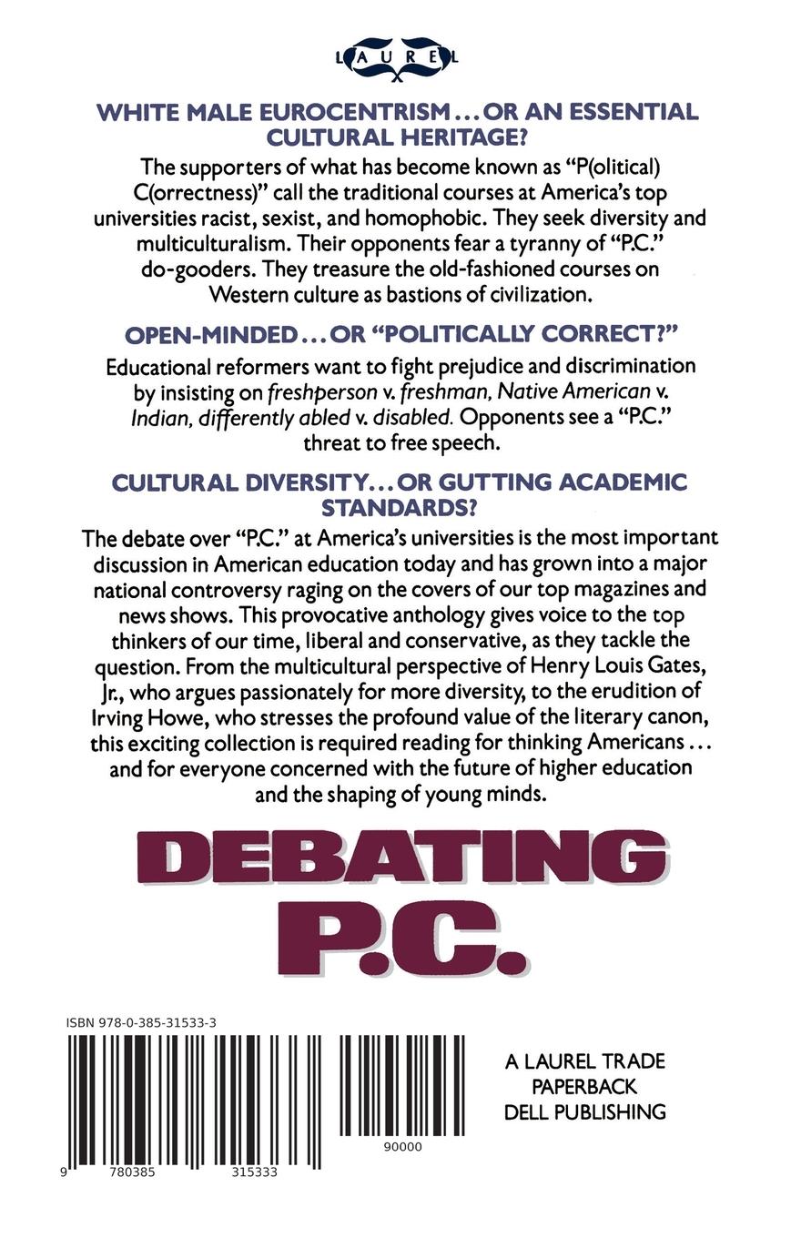 Rückseitencover Debating P.C.