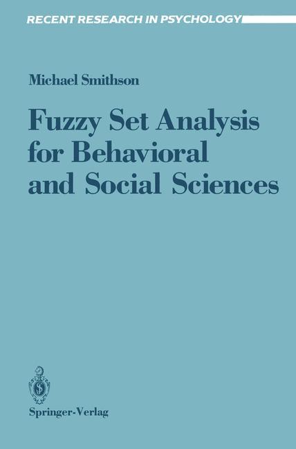 Vorderes Coverbild Fuzzy Set Analysis for Behavioral and Social Sciences