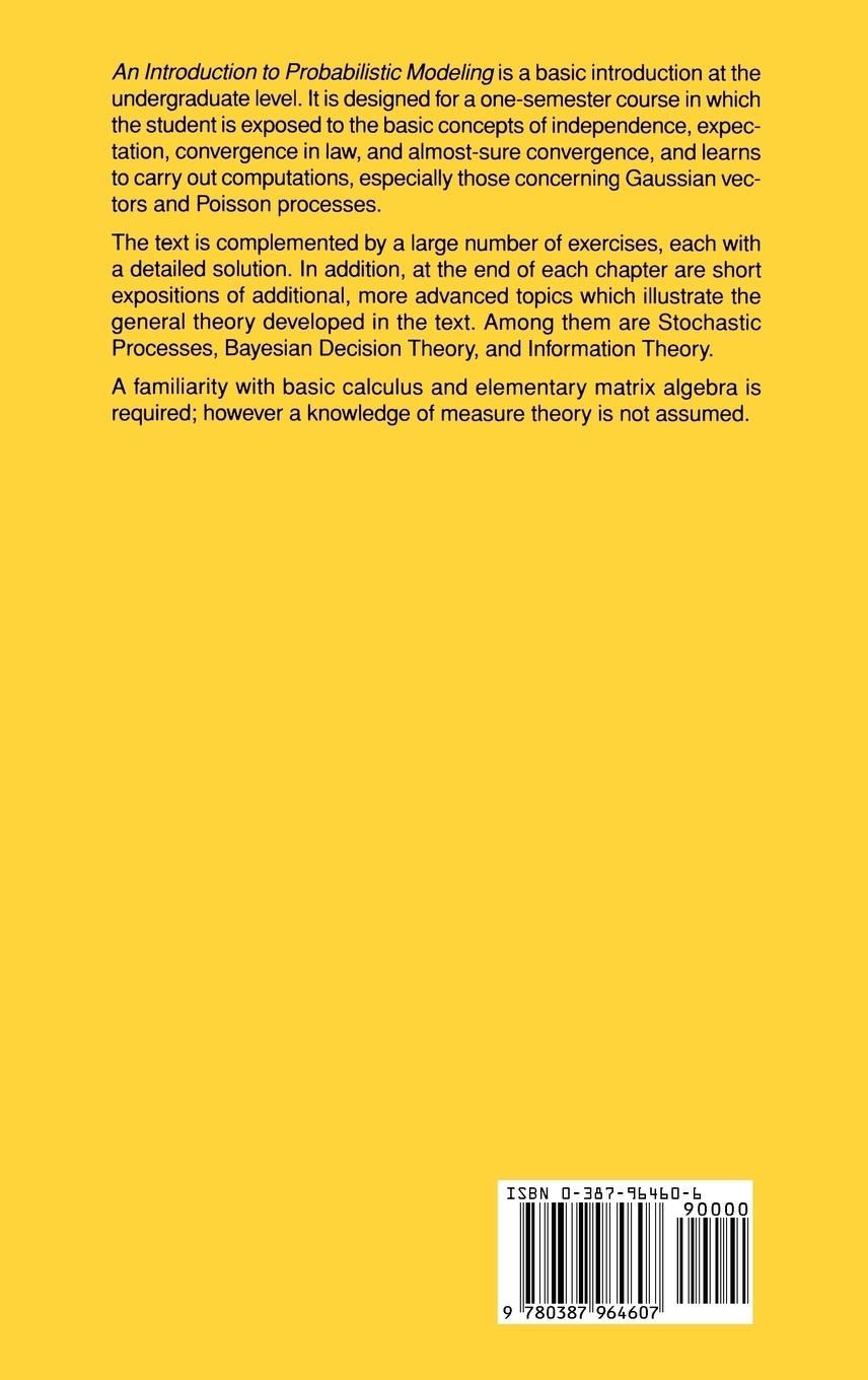 Rückseitencover An Introduction to Probabilistic Modeling