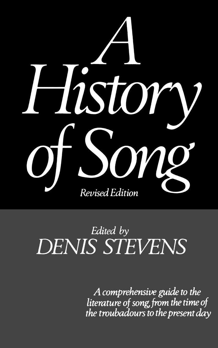Vorderes Coverbild A History of Song