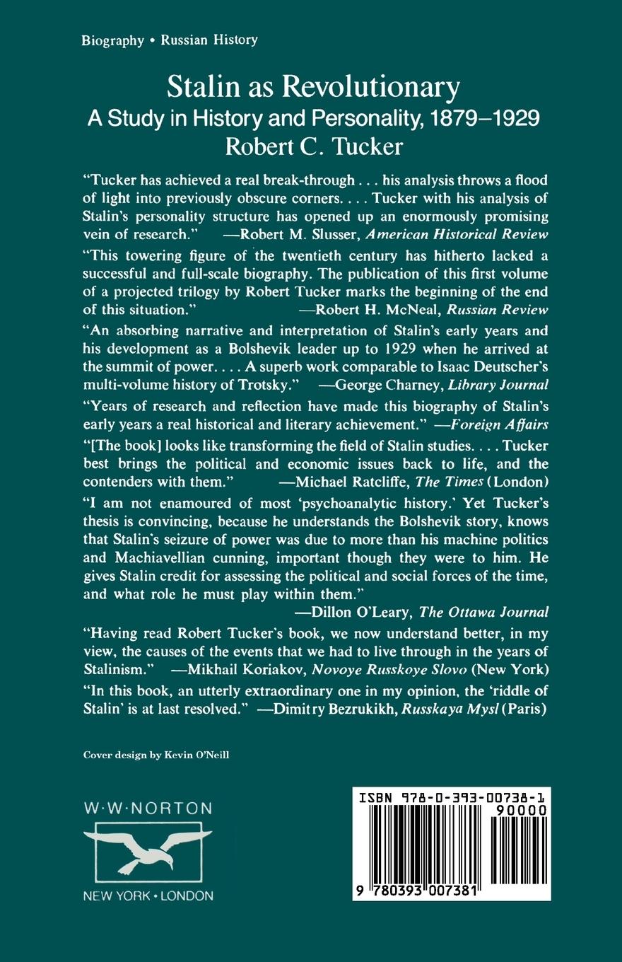 Rückseitencover Stalin as Revolutionary, 1879-1929