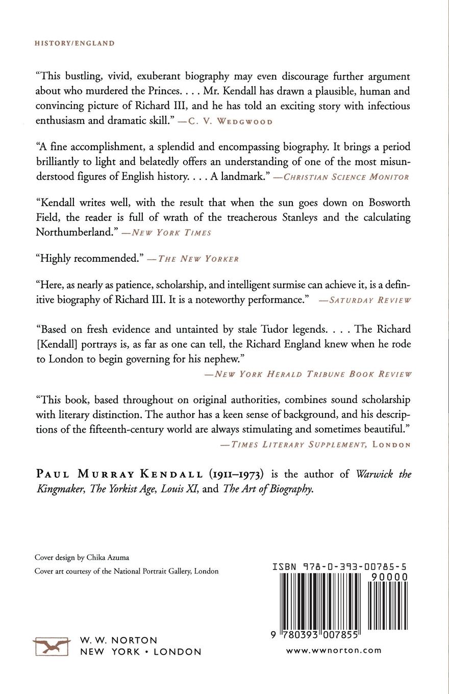 Rückseitencover Richard the Third