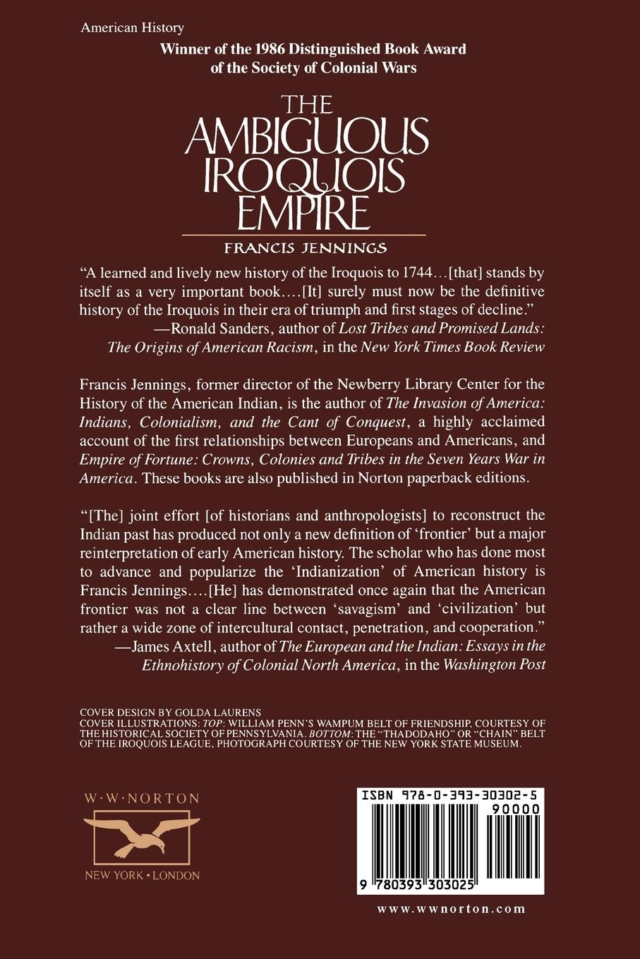 Rückseitencover The Ambiguous Iroquois Empire