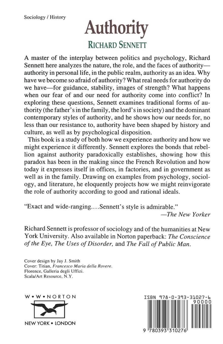 Rückseitencover Authority