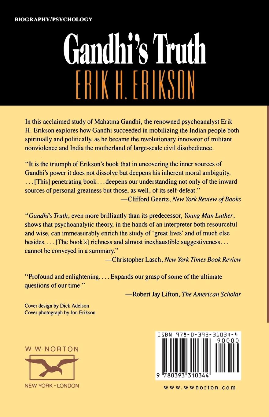 Rückseitencover Gandhi's Truth