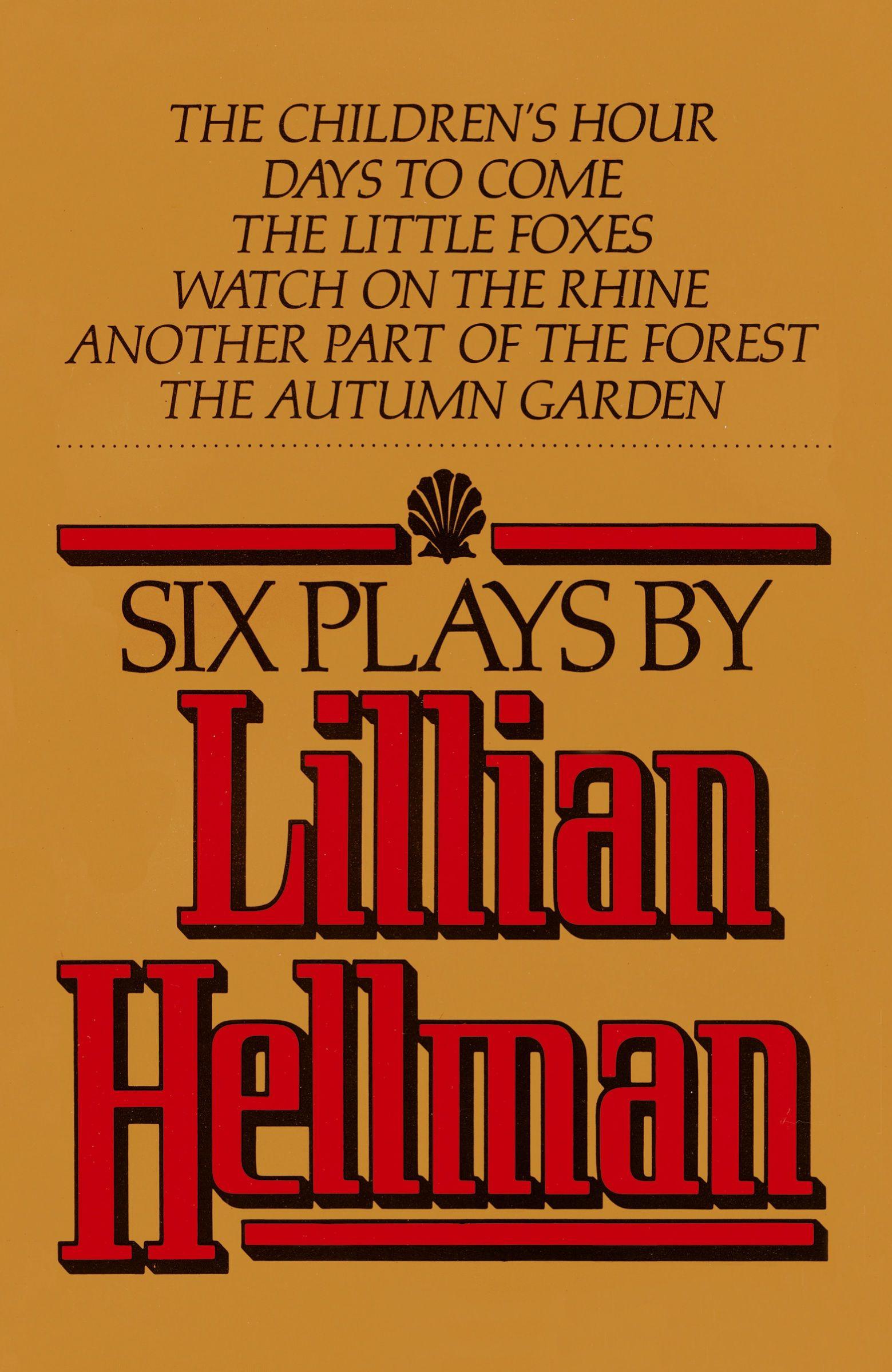 Vorderes Coverbild Six Plays by Lillian Hellman