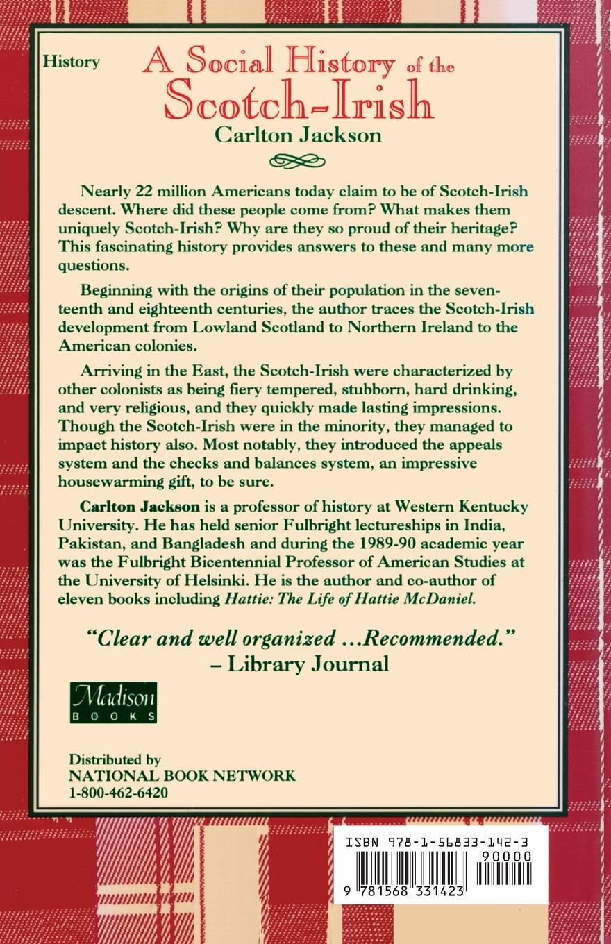 Rückseitencover A Social History of the Scotch-Irish