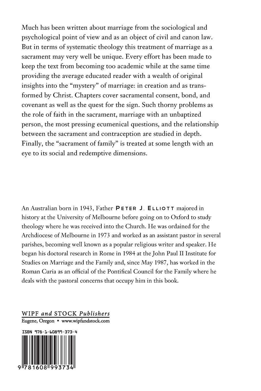 Rückseitencover What God Has Joined