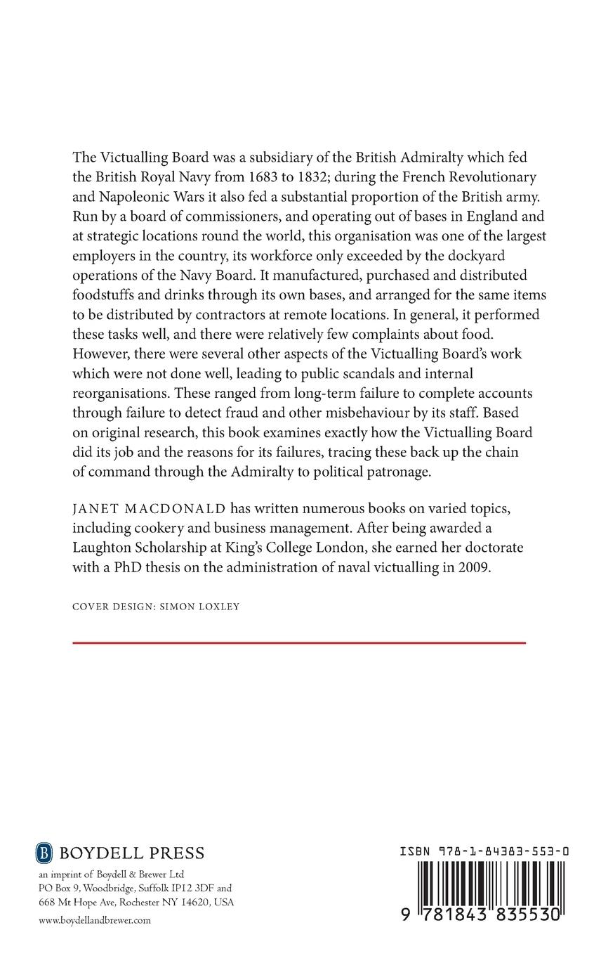 Rückseitencover British Navy's Victualling Board, 1793-1815