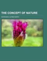 Vorderes Coverbild The Concept of Nature