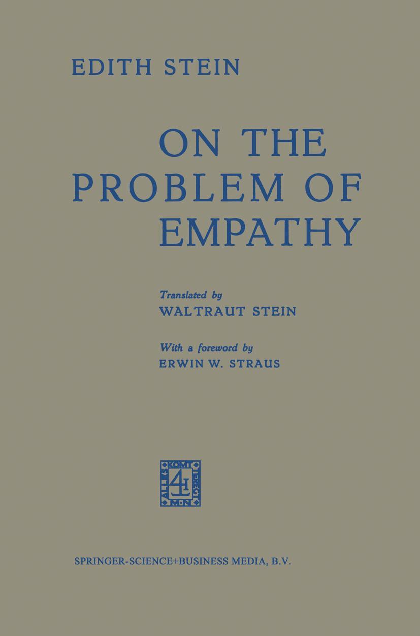Vorderes Coverbild On the Problem of Empathy