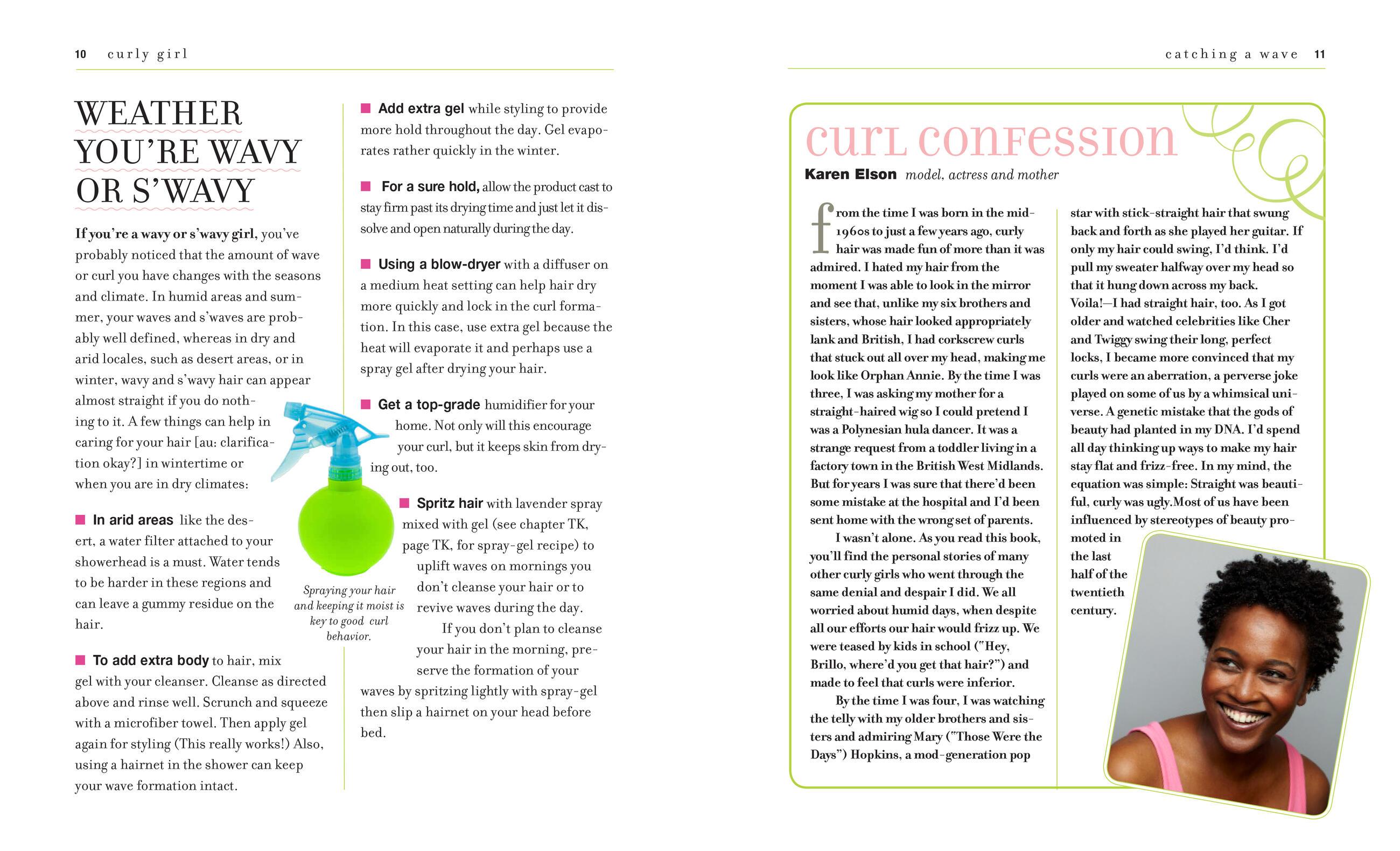 Beispielinhalt (Bild) Curly Girl