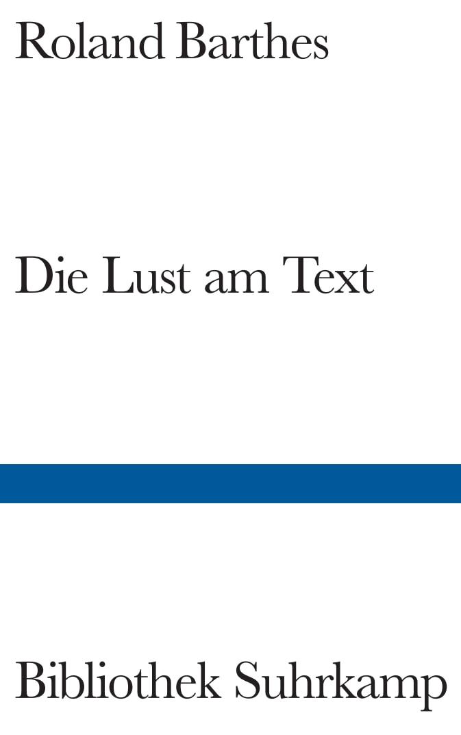 Vorderes Coverbild Die Lust am Text