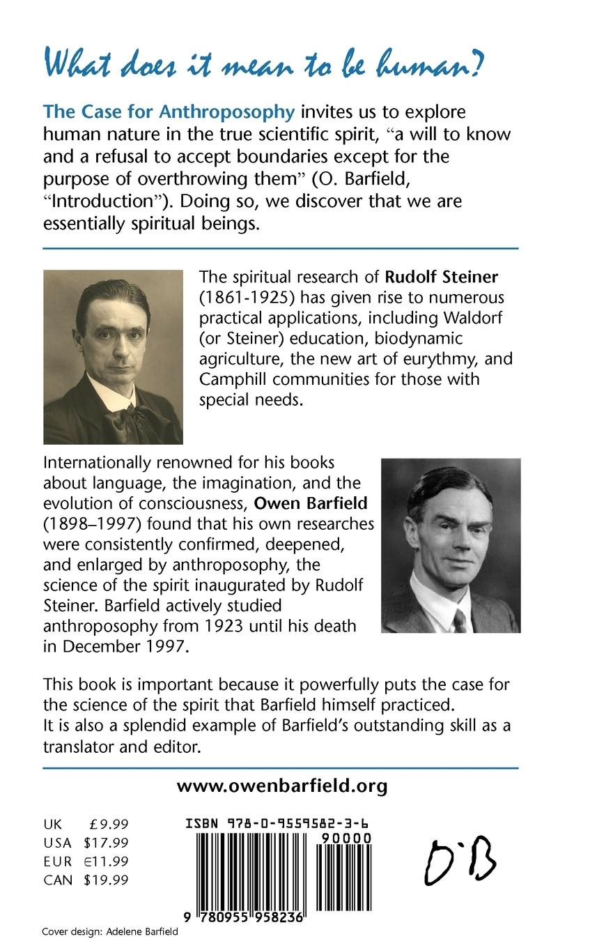 Rückseitencover The Case for Anthroposophy
