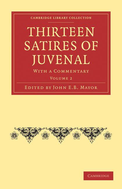 Vorderes Coverbild Thirteen Satires of Juvenal - Volume 2