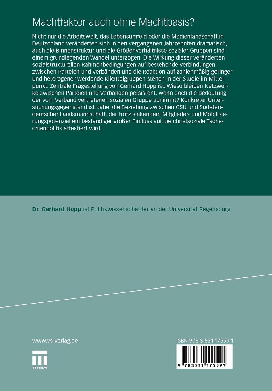 Rückseitencover Machtfaktor auch ohne Machtbasis?