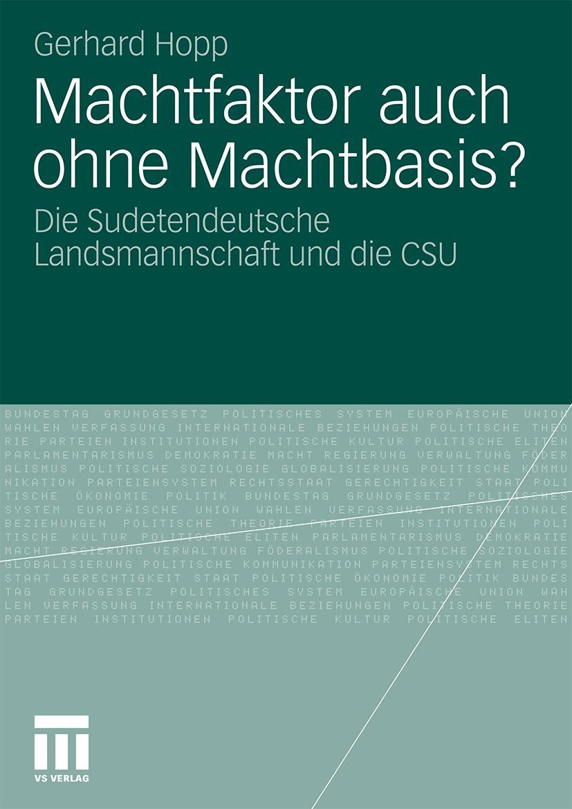 Vorderes Coverbild Machtfaktor auch ohne Machtbasis?