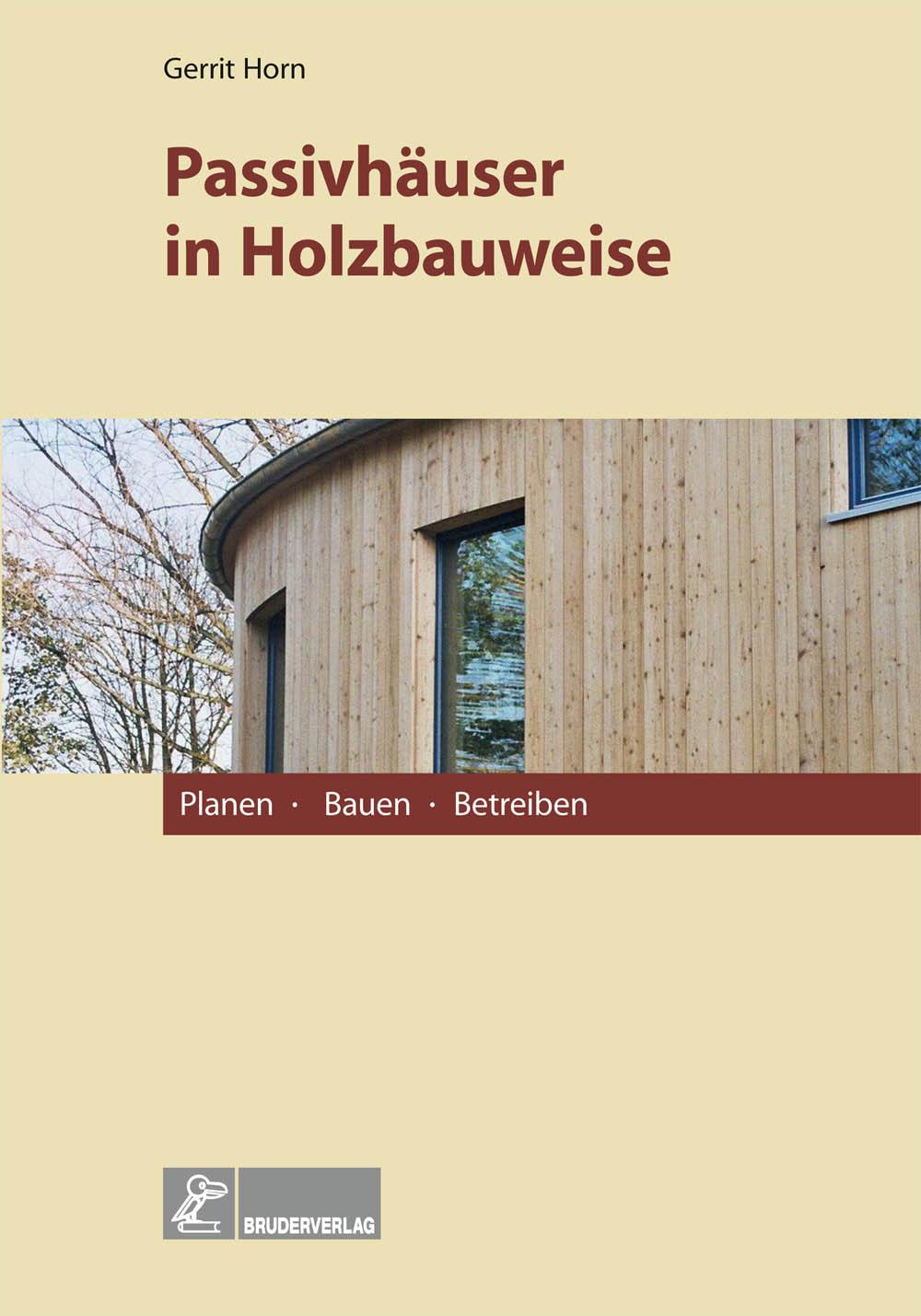 Vorderes Coverbild Passivhäuser in Holzbauweise