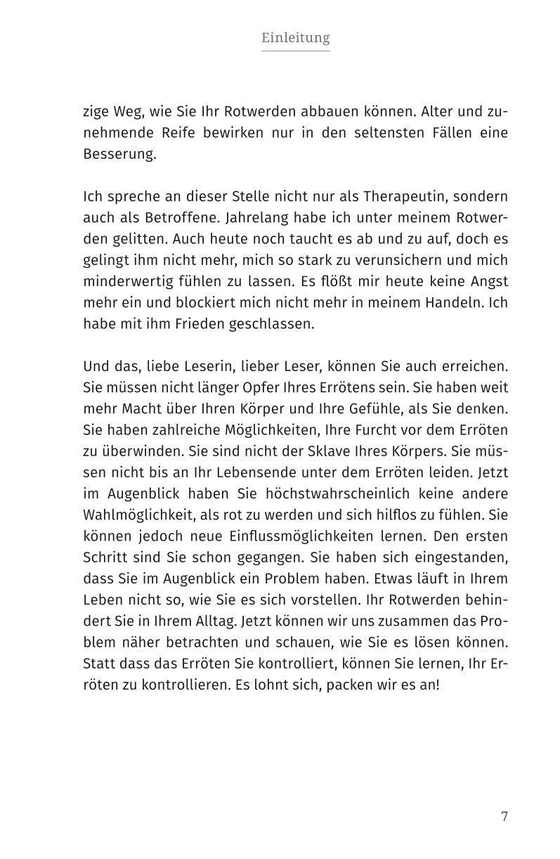 Beispielinhalt (Bild) Keine Angst vor dem Erröten