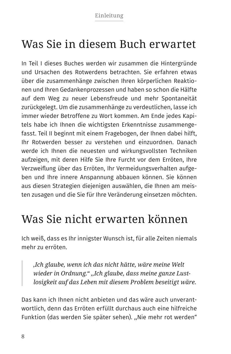 Beispielinhalt (Bild) Keine Angst vor dem Erröten
