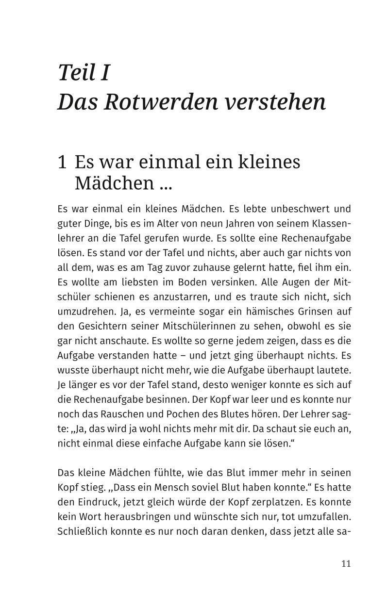 Beispielinhalt (Bild) Keine Angst vor dem Erröten