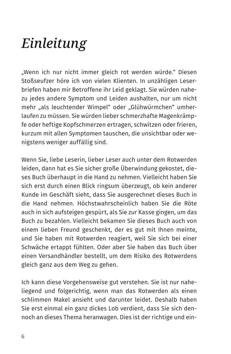 Beispielinhalt (Bild) Keine Angst vor dem Erröten