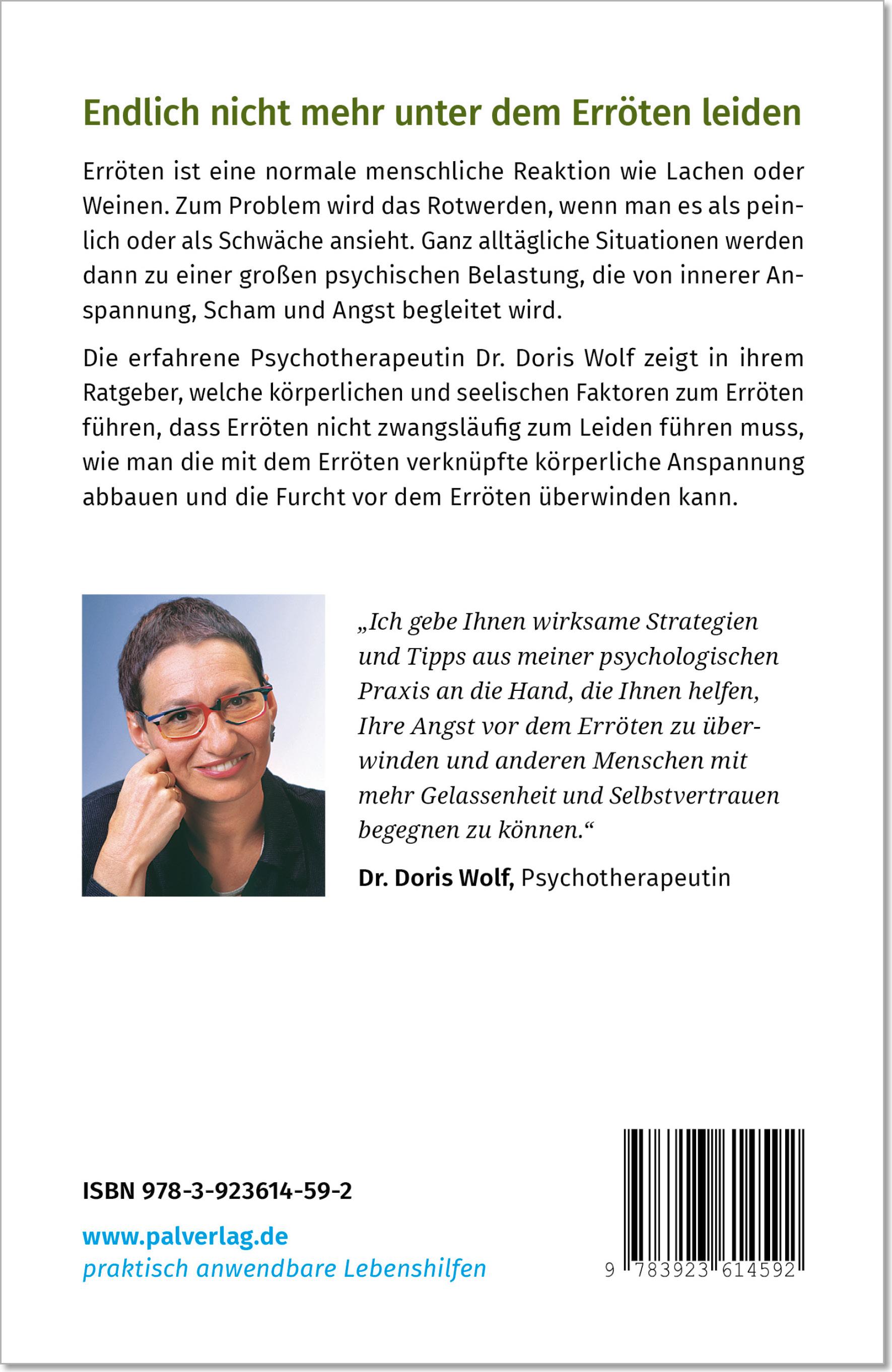 Rückseitencover Keine Angst vor dem Erröten