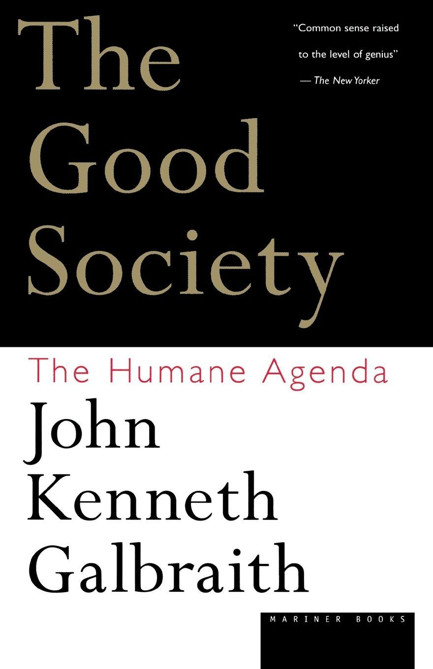 Vorderes Coverbild The Good Society