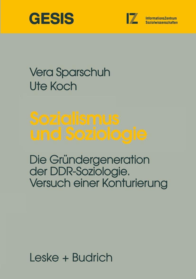 Vorderes Coverbild Sozialismus und Soziologie