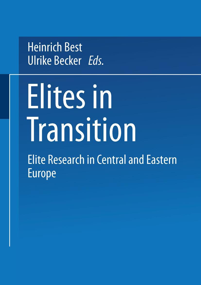 Vorderes Coverbild Elites in Transition