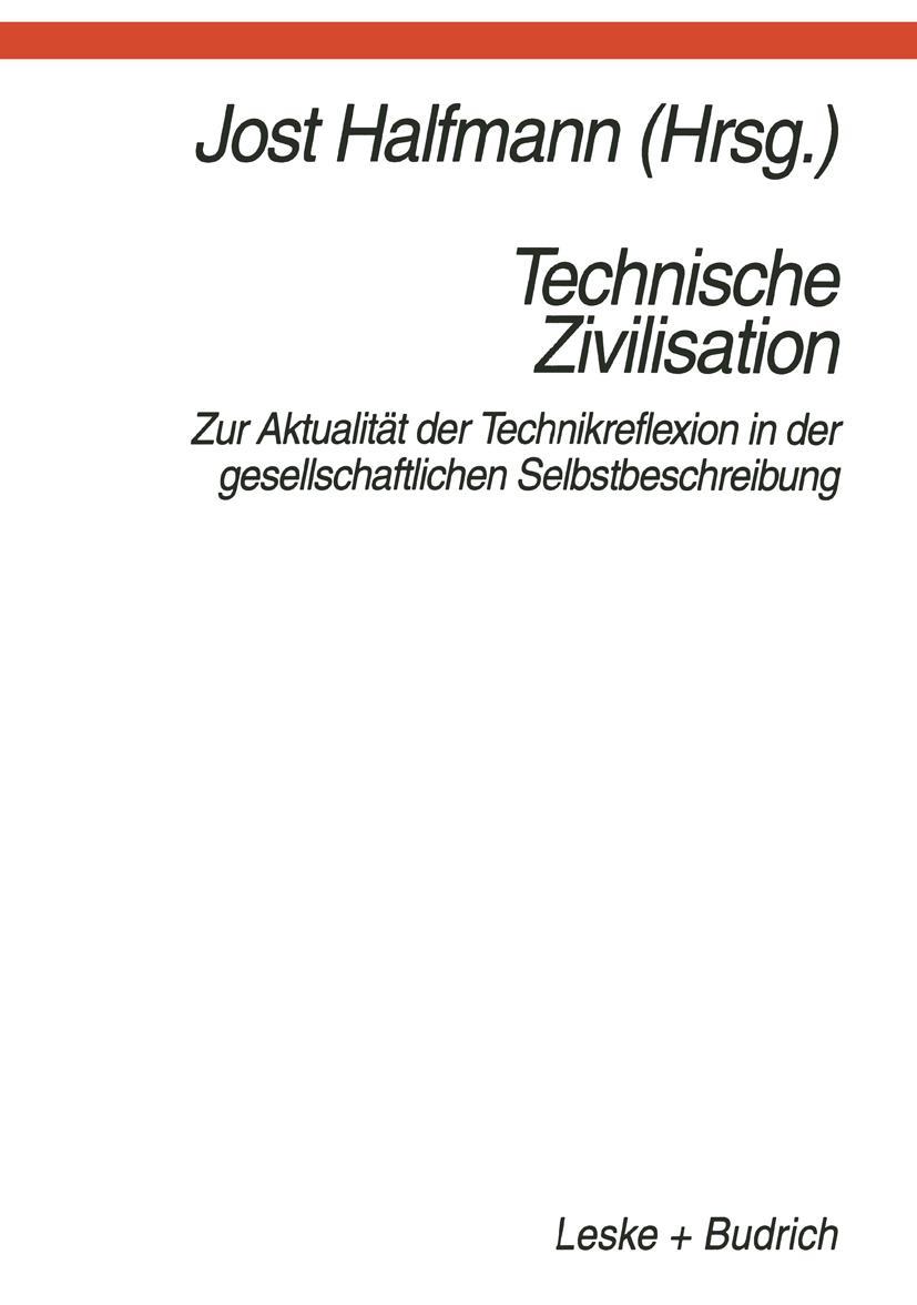 Vorderes Coverbild Technische Zivilisation