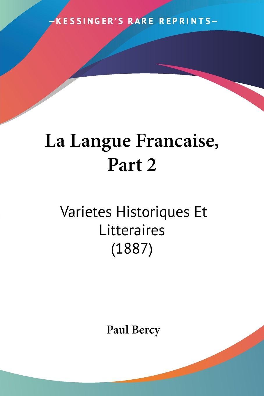 Vorderes Coverbild La Langue Francaise, Part 2