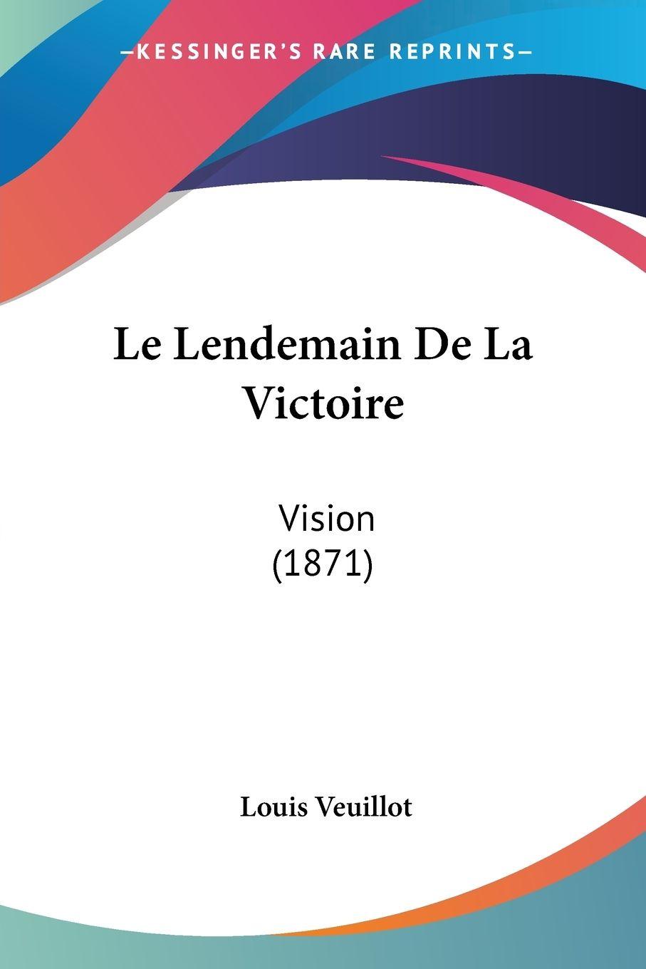 Vorderes Coverbild Le Lendemain De La Victoire