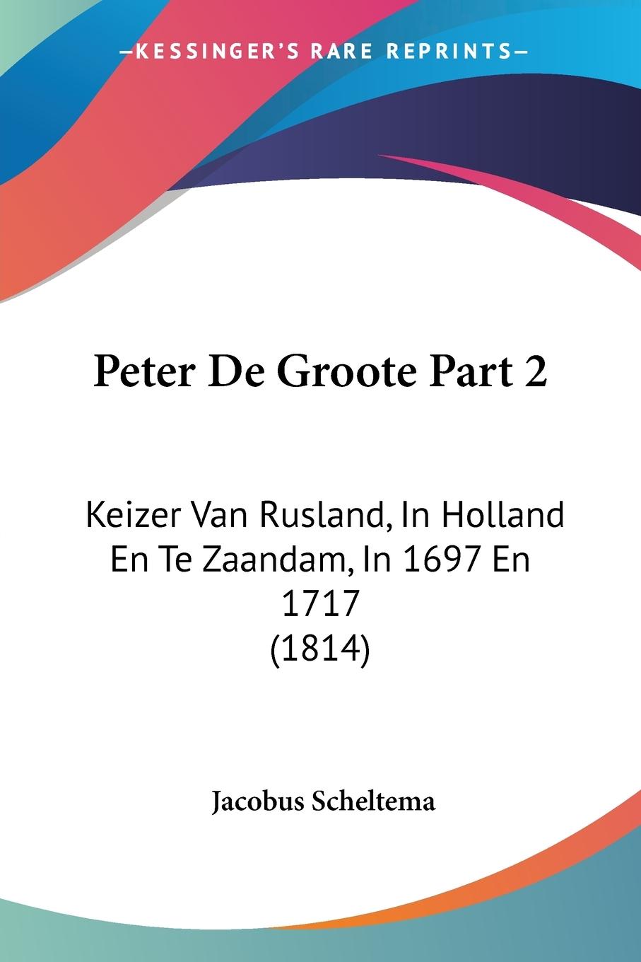Vorderes Coverbild Peter De Groote Part 2